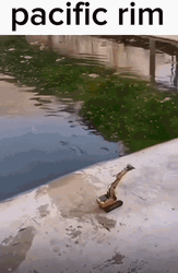 Robots Versus Crocodiles Pacific Rim Meme GIF