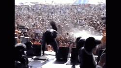 Rock Band Wild Audience In Mosh Pit GIF