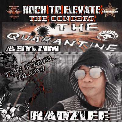 Rock Concert Poster Man In Hoodie GIF