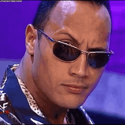 Rock Eyebrow Iconic Walk GIF