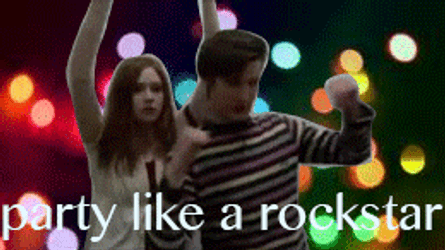 Rock On Baby Let's Party Like A Rockstar GIF