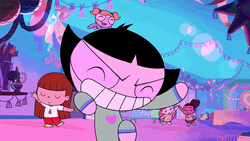 Rock On Cute Powerpuff Girl GIF