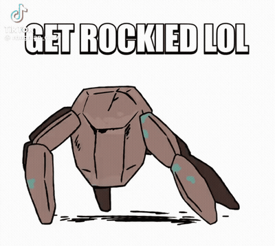 Rock Saying Get Rockied Lol GIF