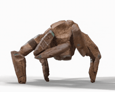 Rock Statue With Shadow GIF