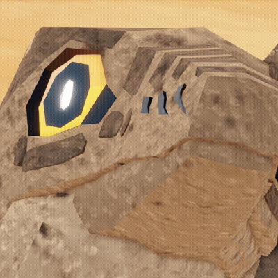 Rock With Glowing Eye