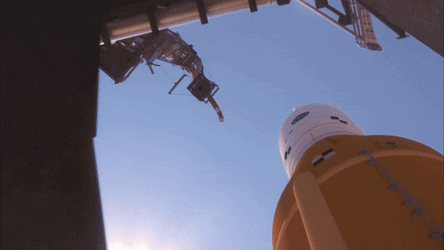 Rocket At Nasa Bottom View GIF