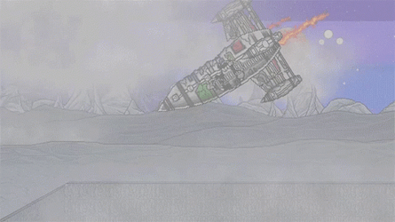Rocket Falling To Earth Crash GIF
