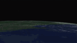 Rocket Falling To Flat Earth GIF