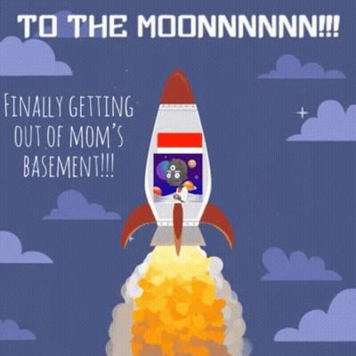 Rocket Finally Getting Out Of Mom's Basement GIF