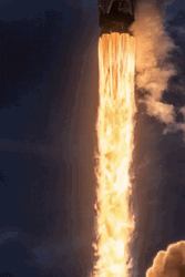 Rocket Launch Hot Gases GIF