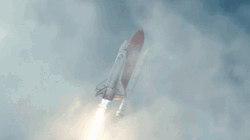 Rocket Launch In The Sky GIF