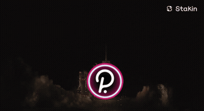 Rocket Launch With Pink P GIF