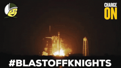 Rocket Launching #Blastoffknights GIF