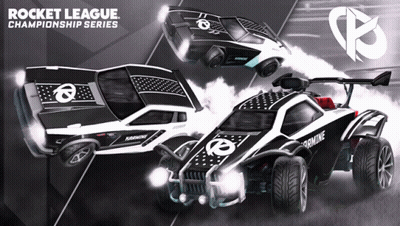 Rocket League Championship Series Black And White Car GIF