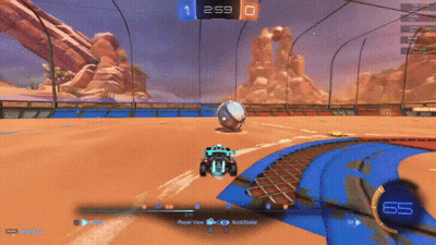 Rocket League Game At 2:59 GIF
