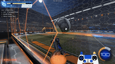 Rocket League Game With Controller