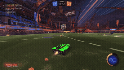 Rocket League Game With Two Teams GIF