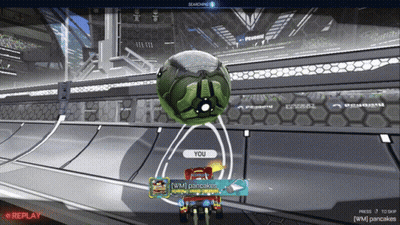 Jugador de Rocket League Wm Pancakes jugando GIF