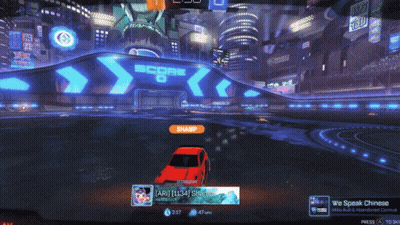 Rocket League Red Car GIF