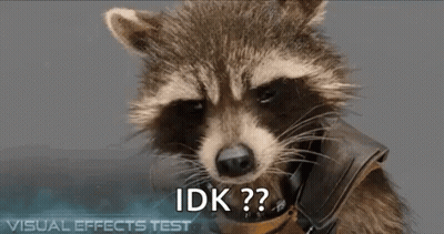 Rocket Raccoon Talks On Phone Helmet GIF