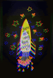 Rocket Ship You Are My Universe GIF