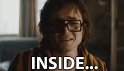 Rocketman Elton John Emotional Singing GIF