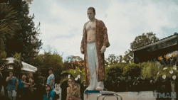 Rocketman Elton John Pool Fall GIF