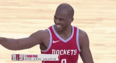 Rockets Basketball Player Smiling In Red Jersey GIF