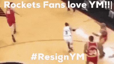 Rockets Fans Love Ym !! #Resignym GIF