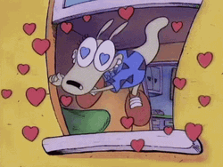 Rocko's Modern Life Series Heart Pumping Fast GIF
