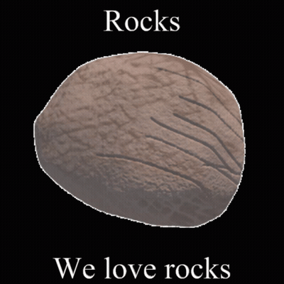 Rocks We Love Rocks Poster GIF