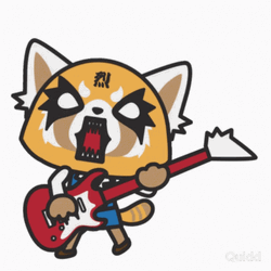 Rockstar Dog Aggretsuko  GIF