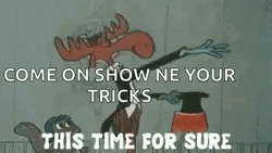 Rocky And Bullwinkle Performs Magic