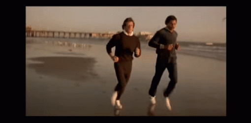 Rocky Balboa Apollo Creed Training Bayside GIF