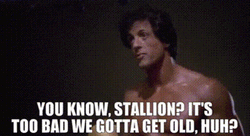 Rocky Balboa Apollo Creed Training Classic Movie GIF
