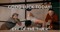 Rocky Balboa Training Good Luck Today GIF