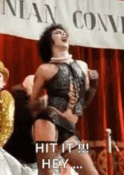 Rocky Horror Picture Show Meatloaf Dancing Sexy GIF