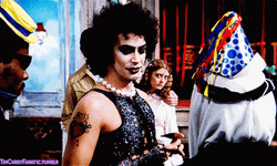 Rocky Horror Picture Show Meatloaf Throwing Drinks GIF
