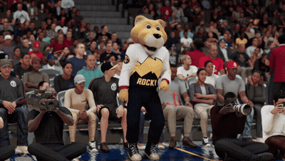 Rocky Mascot Dancing GIF