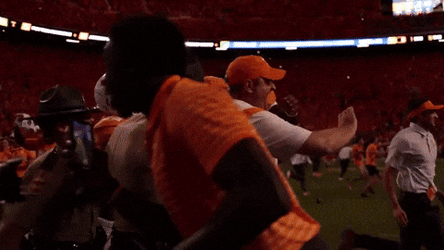 Rocky Top Fan Being Held By Police GIF