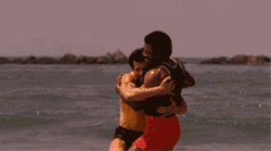 Rocky Training Rocky Balboa Apollo Creed Hugging GIF