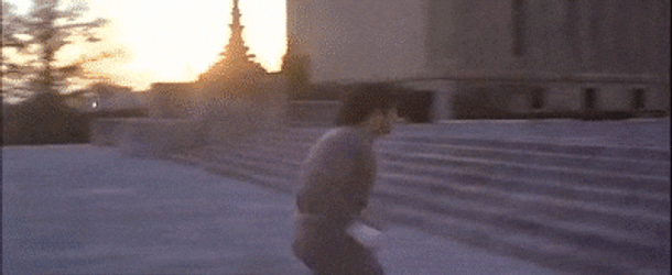 Rocky Training Stair Climbing Work Out GIF