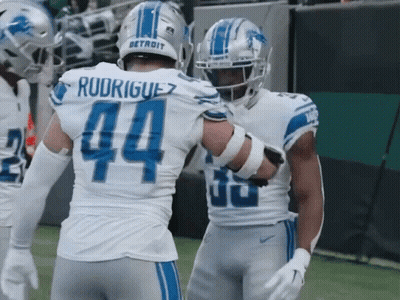 Rodriguez #44 Hugging Another Player GIF