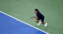 Roger Federer Fast And Powerful Shot