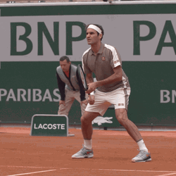 Roger Federer Jumping Up And Down