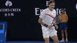 Roger Federer Missing A Point GIF