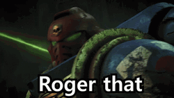 Roger That War Hammer GIF