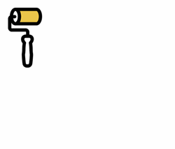 Roll Brush Paint Spreading Hope GIF