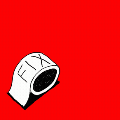 Roll Of Tape Saying Fixed GIF