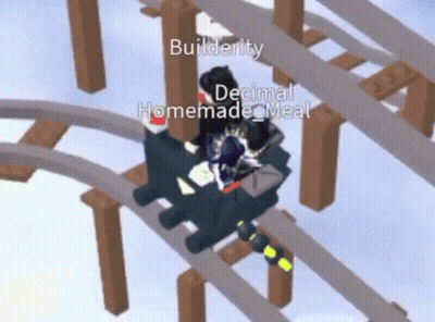 Roller Coaster Builderty Decimal Homemade Meal GIF